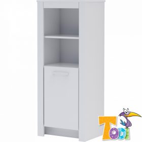   Todi Bunny keskeny nyitott +1 ajtós szekrény /140 cm magas/