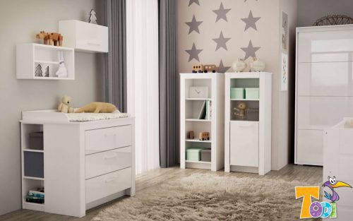 Todi White Bunny felnyílós kisszekrény