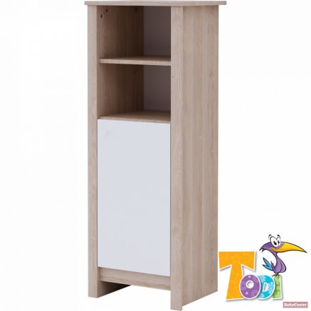 Todi Classic keskeny nyitott +1 ajtós szekrény /140 cm magas/