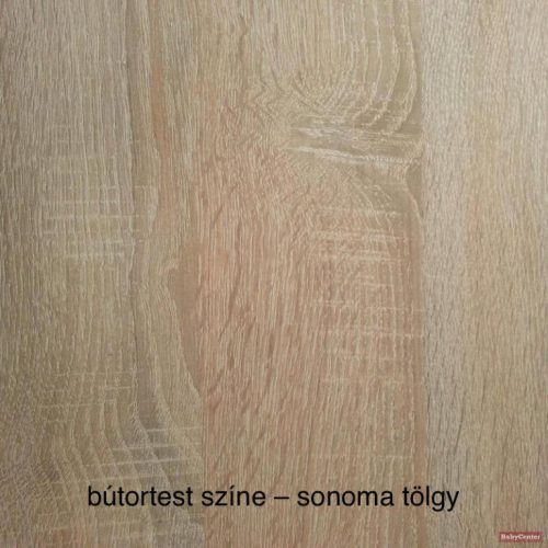 Todi Classic keskeny nyitott +1 ajtós szekrény /140 cm magas/
