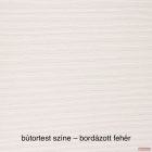 Todi Classic keskeny nyitott +1 ajtós szekrény /140 cm magas/