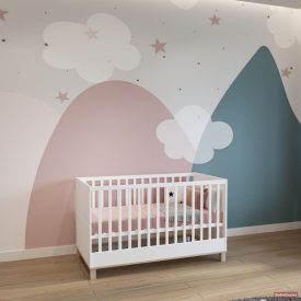 Todi Misty Fehér – 70 x 140cm átalakítható babaágy