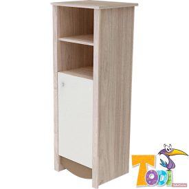 Todi Teddy keskeny 1 ajtós szekrény (140cm magas)