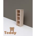 Todi Teddy keskeny nyitott szekrény (140cm magas)