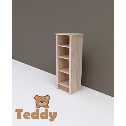 Todi Teddy keskeny nyitott szekrény (140cm magas)