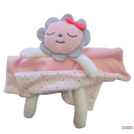 Tulilo plüss szundikendő rózsa virág - 25 cm