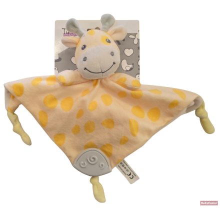 Tulilo plüss szundikendő rágókával zsiráf - 25 cm