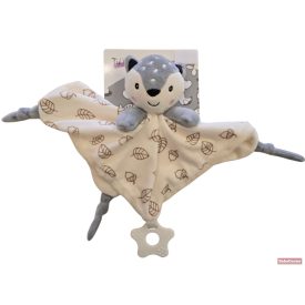   Tulilo plüss csörgős szundikendő rágókával róka - 25 cm