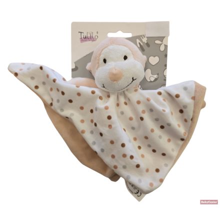 Tulilo plüss csörgős szundikendő majom - 25 cm