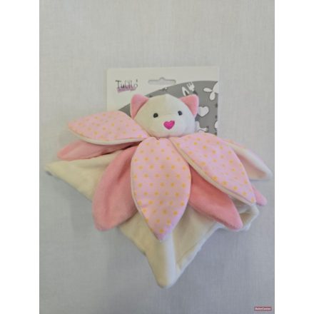 Tulilo plüss csörgős szundikendő cica - 20 cm