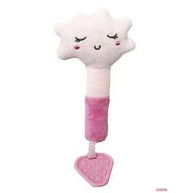 Tulilo plüss rágókás sípoló felhő rózsa - 22 cm