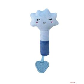 Tulilo plüss rágókás sípoló felhő kék - 22 cm