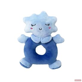 Tulilo plüss csörgő felhő kék - 22 cm