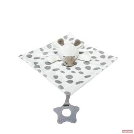 Tulilo plüss rágókás szundikendő zsiráf - 25 cm