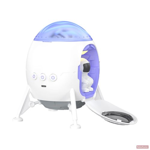 TelForceOne, XO LED űrhajós projektor,éjjeli fény,csillag&galaxis bluetooth hangszóró egyben