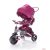 ZOPA Citigo deluxe gyermek tricikli 360°-ban forgatható - Mulberry Pink