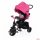 ZOPA CitiTrike deluxe gyermek tricikli 360°-ban forgatható - Candy Pink