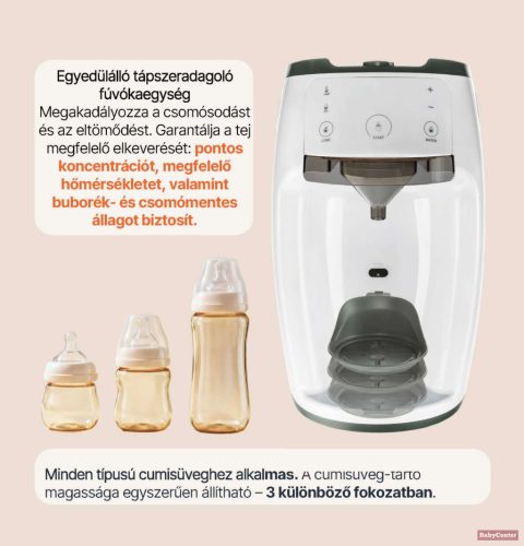 Zopa Babyccino Automata tápszerkészítő gép - fekete