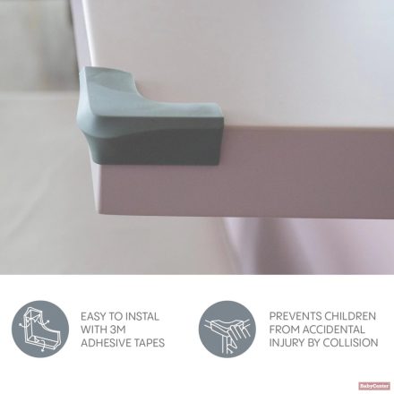 Zopa Gumi sarokvédő XL 4db - szürke