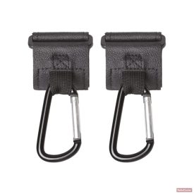 Zopa bőr babakocsi kampó (2 db)