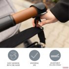 Zopa bőr babakocsi kampó (2 db)