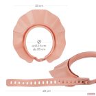 Zopa szilikon hajmosó karika - pink