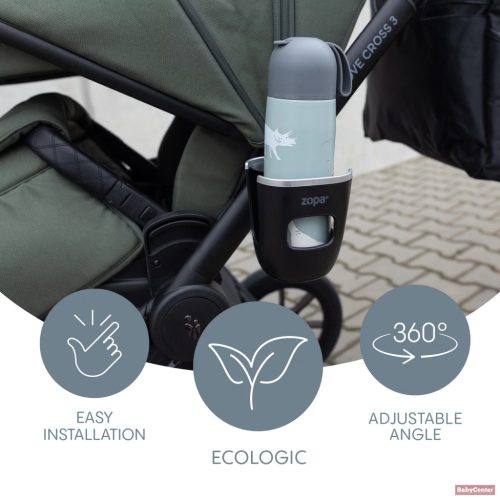 Zopa ultra cumisüvegtartó, pohártartó - univerzális /fekete/