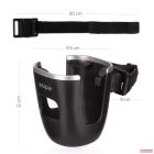 Zopa ultra cumisüvegtartó, pohártartó - univerzális /fekete/