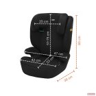 Zopa Beta i-Size 100-150cm öves bekötés - fekete